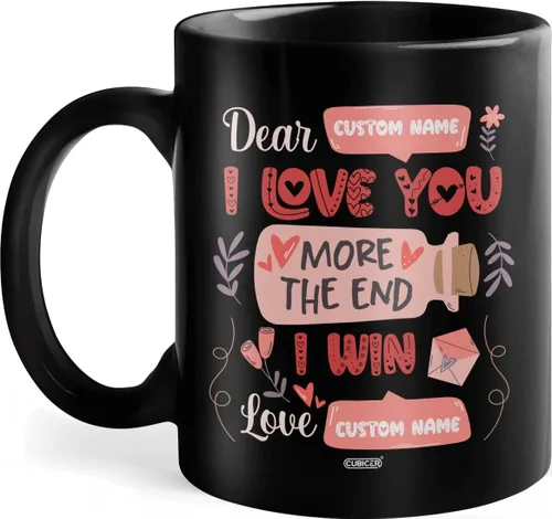 Miniatura 12 de CUBICER Taza de café de cerámica negra personalizada, tazas divertidas con refranes, regalos de Navidad para mujeres, gerentes, hombres y adultos