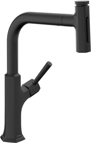 Miniatura 14 de hansgrohe Locarno 04855800 - Grifo de cocina de acero inoxidable con pulverizador extraíble, grifo para fregadero de cocina, óptica de acero