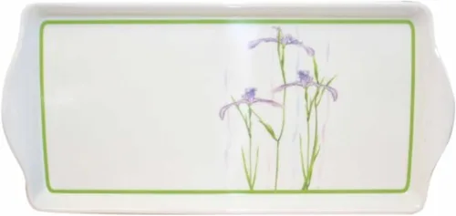 Miniatura 25 de Reston Lloyd Corelle Coordinates charola de melamina con asas, (Tidbit Tray)