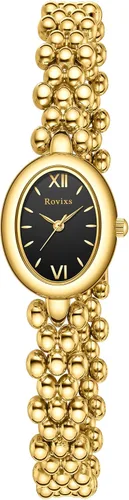 Miniatura 28 de Petite Vintage Luxury Women Watch, Japanese Movement, Elegant Retro Ladies Dress Watch, Water Resistant