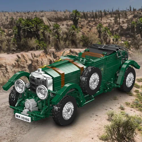 Miniatura 2 de Mould King 10166 Tech Oldtimer - Bloques de sujeción para automóvil deportivo, 1147 piezas, kit de montaje de modelo de automóvil de carreras