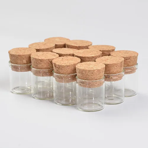 Miniatura 14 de Mini botellas de 0.7 fl oz y 0.866 x 3.543 in, tubo de ensayo de vidrio, almacenamiento para azafrán, arena dulce, líquida, regalo de alimentos