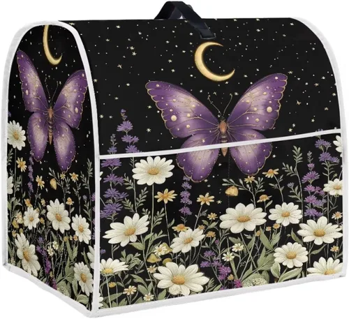 Miniatura 49 de Talayituse Beach Turtle Starfish Print Stand Mixer Cover for 4.5-5 Quarts Kitchen Aid, Washable Mixer Dust Cover with Handle and Pocket Kitchen