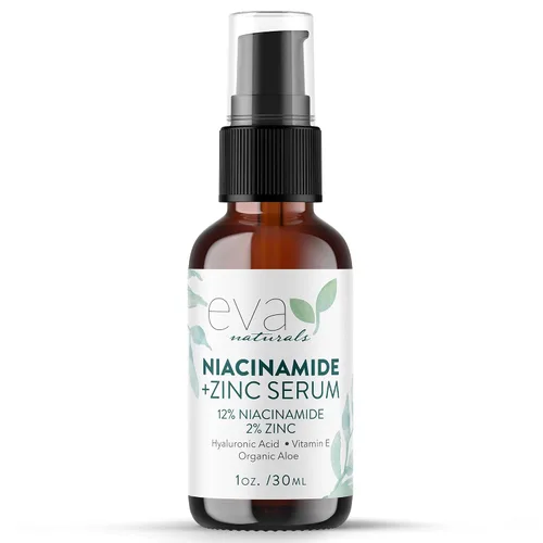 Miniatura 11 de Eva Naturals Paquete de suero Firm & Glow - Sueros de vitamina C, péptidos y niacinamida - Juego de suero facial antienvejecimiento para arrugas