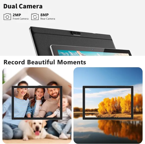 Miniatura 6 de ZZB Android 15 Tableta de 10 pulgadas Tableta 2 en 1 con teclado ratón estuche lápiz capacitivo 18GB RAM 128GB ROM 2TB expandible, Android 15(NO