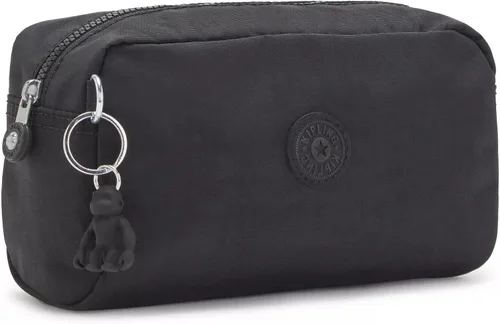 Miniatura 5 de Kipling Gleam - Bolsa de cosméticos de peltre metálico para mujer, Negro (Black Noir)