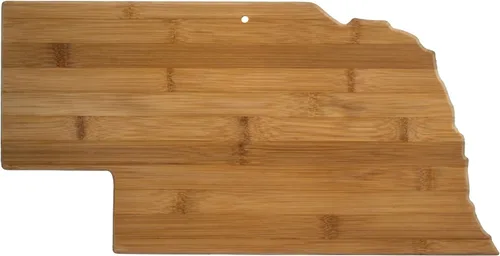 Miniatura 15 de Tabla para cortar y servir modelo Alabama de Totally Bamboo, de bambú 100%, para cocina y entretenimiento, Alabama, Marrón