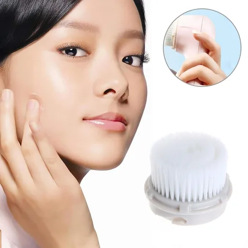 Miniatura 4 de Cabezales de cepillo de limpieza facial con cachemira de lujo, cabezales de cepillo de limpieza facial de repuesto, cabezales de cepillo facial