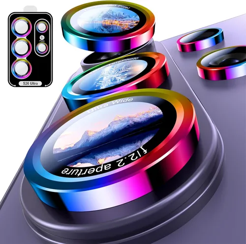Miniatura 17 de Uyiton para iPhone 17 Pro Max/17 Pro/16 Pro Max/16 Pro/15 Pro Max/15 Pro/14 Pro Max/14 Pro Protector de lente de cámara - Cubierta de cámara