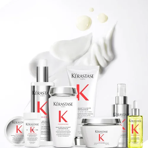 Miniatura 6 de Kérastase Premiere Tratamiento Pre-Champú de Reparación - Doble Acción para Cabello Más Fuerte, Repara Daños y Acumulación de Calcio, 93% Menos