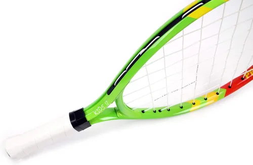 Miniatura 2 de Raquetas de tenis para niños y jóvenes, entrenamiento de agarre, ligeras, marco duradero, agarre cómodo, con cuerdas unidas para jugadores de tenis