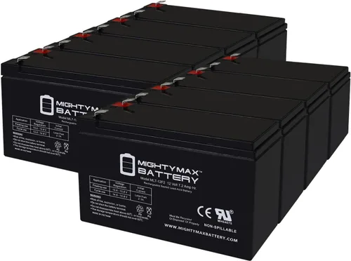 Miniatura 9 de Mighty Max Battery Batería de repuesto sellada de plomo ácido de 12V 7Ah F2 para Zipp SLA-12V-8AH - 10