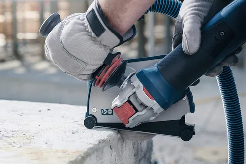 Miniatura 11 de Bosch Amoladora angular ergonómica X-LOCK de 4-1/2 pulgadas GWX10-45E