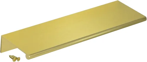 CKP Brand - Tirador de dedo de montaje trasero #3306-6 pulgadas, oro cepillado, paquete de 10