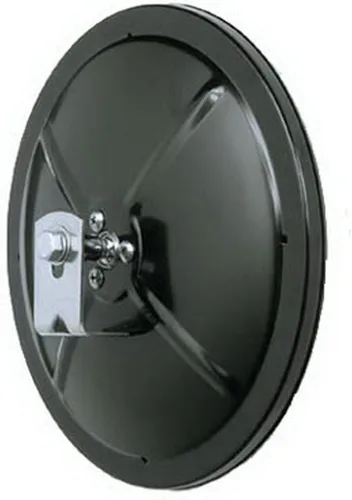 Miniatura 2 de CIPA 48600 Espejo convexo de tamaño completo, negro grande