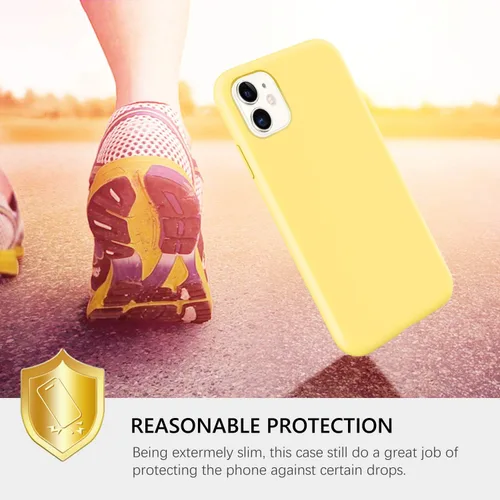 Miniatura 436 de GUAGUA Funda compatible con iPhone 17 Pro Max de 6.9 pulgadas, silicona líquida, goma de gel suave, delgada, forro de microfibra delgada