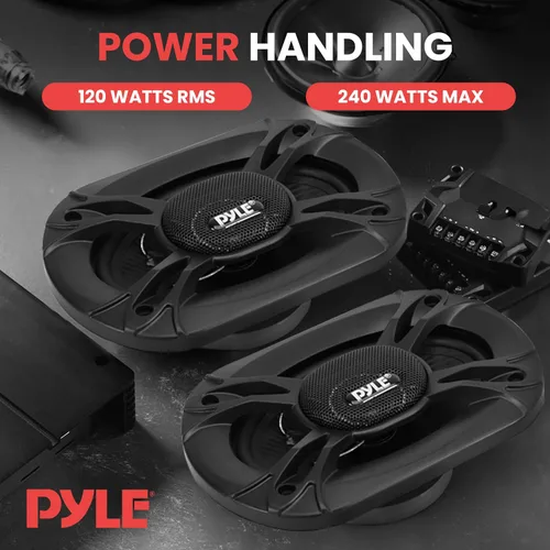 Miniatura 8 de Pyle Altavoces estéreo universales de 3 vías para automóvil, 300 W, 4 x 6 pulgadas, Triaxial ruidoso, Pro Audio, altavoz para automóvil, componente