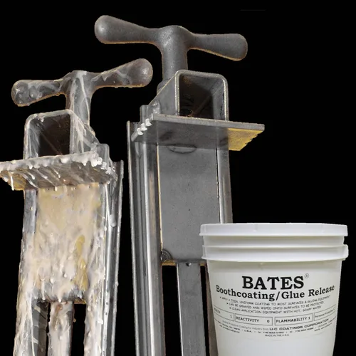 Miniatura 5 de Bates Glue Release & Boothcoating - Bates es un revestimiento temporal de emulsión a base de agua para la industria de la carpintería que permite