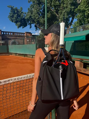 Miniatura 2 de AYRES Mochila de tenis – Amplia bolsa de tenis, pádel y pickleball para mujer Compartimento para raqueta de acceso rápido (para 2) Bolsa