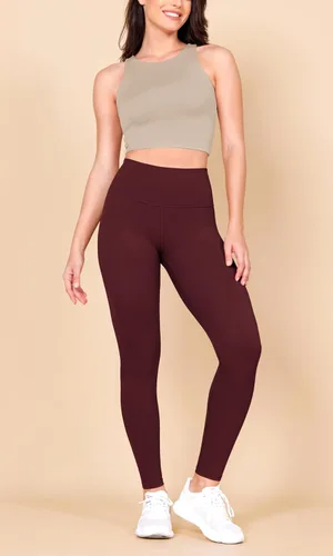 Miniatura 2 de ODODOS ODLEX - Paquete de 2 leggings de entrenamiento de cintura alta de 78 de longitud para mujer, 2528 pulgadas, pantalones de yoga atléticos