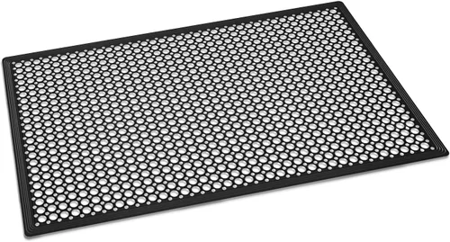 Miniatura 10 de ROVSUN Paquete de 4 tapetes de goma entrelazados de 36 x 36 pulgadas para restaurante, cocina, bar, garaje, suelos antifatiga, antideslizante