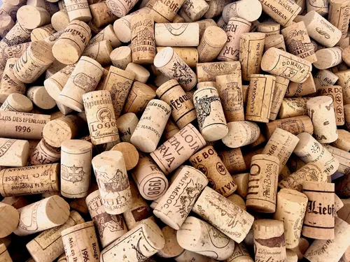 Miniatura 2 de Corchos de vino, grado ALTA, nuevos auténticos totalmente naturales, impresos de alta calidad, corcho de grado artesanal, sin circular, uniforme