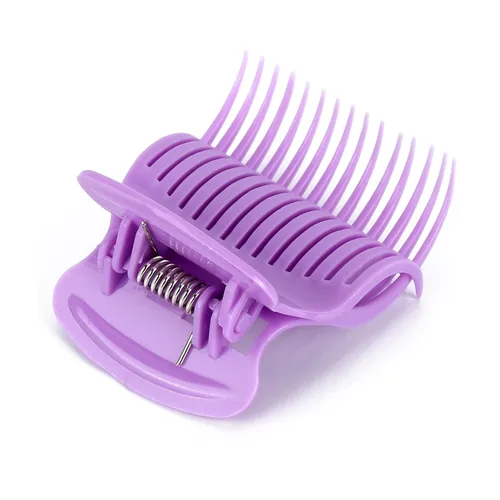 Miniatura 8 de Tbestmax 24 clips de rodillo caliente para rizador de pelo, clip de garra, reemplazo de sección de cabello para mujeres y niñas, color blanco