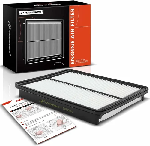 A-Premium Filtro de aire de motor compatible con modelos Hyundai y Kia, Santa Fe 2013-2018, Santa Fe Sport 2013-2016, Santa Fe XL 2013-2019, Sorento