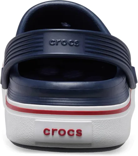 Miniatura 8 de Crocs Zuecos unisex para adultos con plataforma fuera de la cancha Azul marino