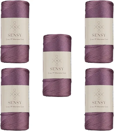 Miniatura 39 de Sensy Premium Cuerda de Poliéster de 2mm 251 Yardas Cuerda de Polipropileno 100% Cordón de Macramé 2mm Cordón para Bolsa de Ganchillo Cuerda