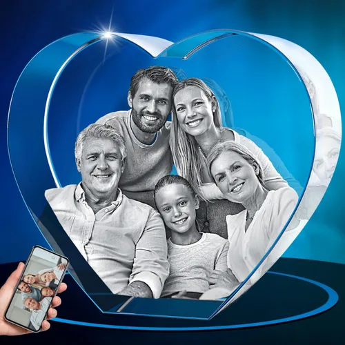 Miniatura 11 de ArtPix 3D Foto de cristal, regalos personalizados de Navidad para esposa, mujer, ella, mamá, él, hombres, madre, abuela, gran regalo personalizado