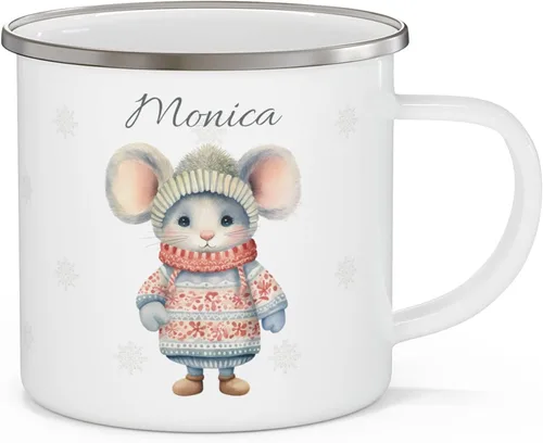 Miniatura 8 de Taza de café personalizada de acero inoxidable de 12 onzas, taza de chocolate caliente personalizada/cereales, ideas de regalo para niños, 1 Gato
