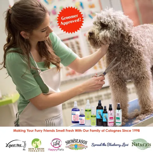 Miniatura 2 de ShowSeason Bath & Brush Therapies® Apricot Sunshine Dog Cologne 4.5 oz Perfume para perro de larga duración Spray desodorante