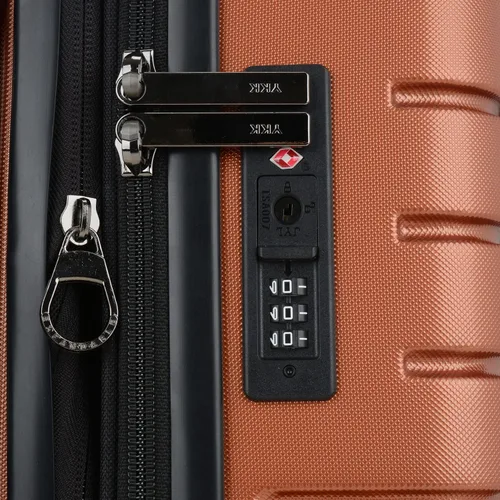 Miniatura 9 de Traveler's Choice Policarbonato Archer, Naranja, Archer - Equipaje expandible de policarbonato con ruedas giratorias