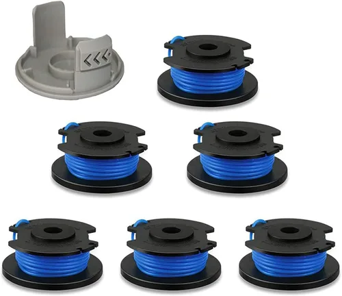 AC14RL3A - Línea de repuesto para recortadora inalámbrica Ryobi One+18V, 24V, 40V, 11 pies, 0.065 pulgadas, alimentación automática de bobinas