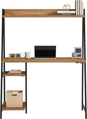Miniatura 6 de Sauder North Avenue Escritorio para computadora con gabinete, L: 43.07" x W: 20.16" x H: 54.21", Mango Sindoori