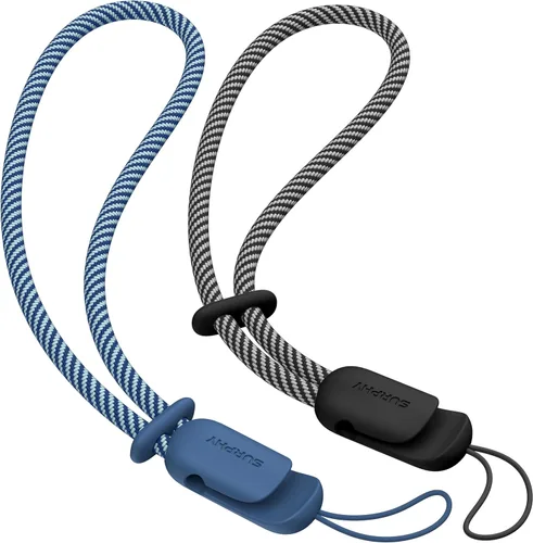 Miniatura 10 de SURPHY Paquete de 2 cordones de teléfono para funda de teléfono celular, correa de muñeca para teléfono para funda, correa de teléfono celular