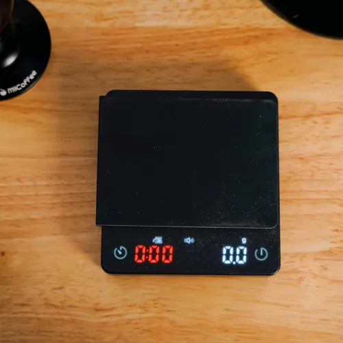 Miniatura 3 de MiiCoffee Báscula de Café Nano con Temporizador, Báscula de Espresso con Tara Automática, Sensor Táctil y Cubierta de Silicona