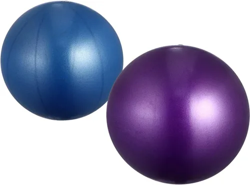 Miniatura 2 de BESPORTBLE Pelota de ejercicio de yoga, pelota de ejercicio inflable antideslizante, pelota antiestallido para gimnasio en casa, equilibrio, Rojo