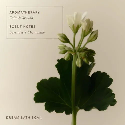 Miniatura 7 de Oak Essentials Dream Bath Soak, sales de baño de magnesio con sal marina europea, aceites de lavanda, manzanilla y geranio, remojo restaurador