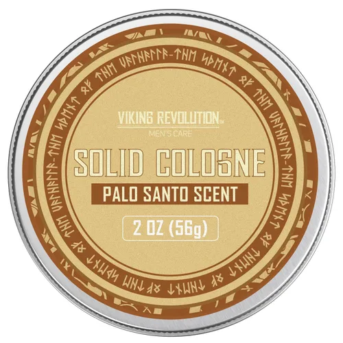 Viking Revolution Palo Santo Colonia Sólida para Hombres 2 Oz - Perfume Sólido para Hombres con Colonia de Palo Santo para Hombres - Bálsamo de