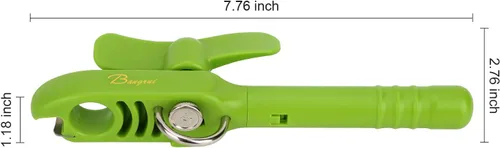 Miniatura 2 de Abrelatas manual de vino para cocina y restaurante, abrelatas manual para el hogar, cocina, restaurante, mantiene los bordes lisos. Con un Verde