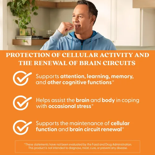 Miniatura 6 de Doctor's Best Natural Brain Enhancers - Suplemento de salud cerebral para apoyo de memoria y concentración, fosfatidilserina, alfa GPC y cápsulas