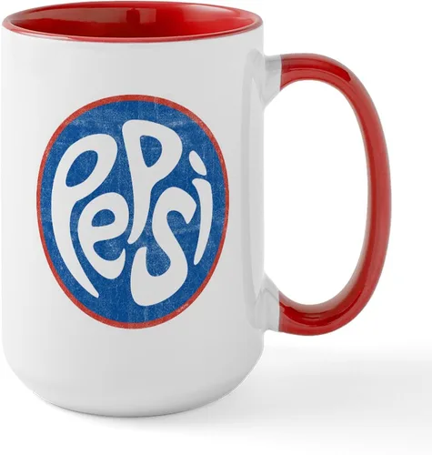 Miniatura 10 de CafePress Pepsi - Taza de café de cerámica (15.0 fl oz)