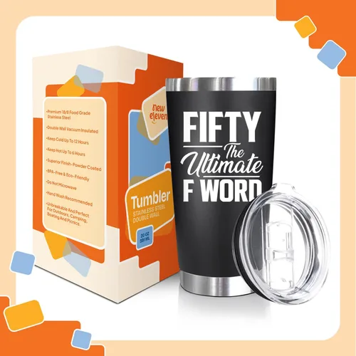 Miniatura 2 de NewEleven Regalos de 50 cumpleaños para hombres y mujeres – Decoraciones de cumpleaños 50 para hombres y mujeres – Regalos para mujeres que cumplen