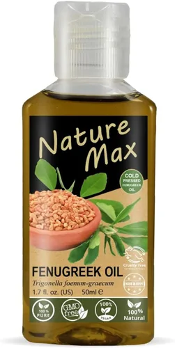 bonballoon Nature Mix Aceite esencial de fenogreco orgánico natural sin diluir puro para el crecimiento del cabello, cuidado de la salud de la piel,