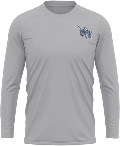 Miniatura 210 de Camisa deportiva de manga larga oficial de la NCAA Collegiate para hombre, con logotipo en el pecho izquierdo, colección Athletic Heather