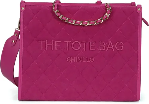 Miniatura 7 de Chinllo - Bolso de mano para mujer, bolsa satchel con asa superior y correa para el hombro