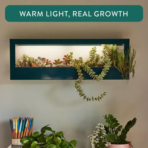 Miniatura 4 de Modern Sprout Smart Landscape Growframe - Soporte para plantas montado en la pared con luz LED de cultivo - Control inteligente por aplicación