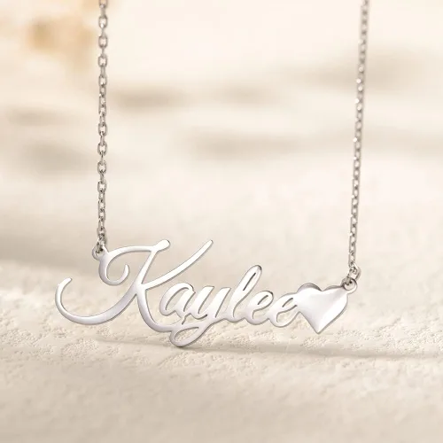 Miniatura 4 de Collar con nombre personalizado, collares de plata de ley personalizados para mujer, collares con nombre personalizados, joyería de regalo para mujer